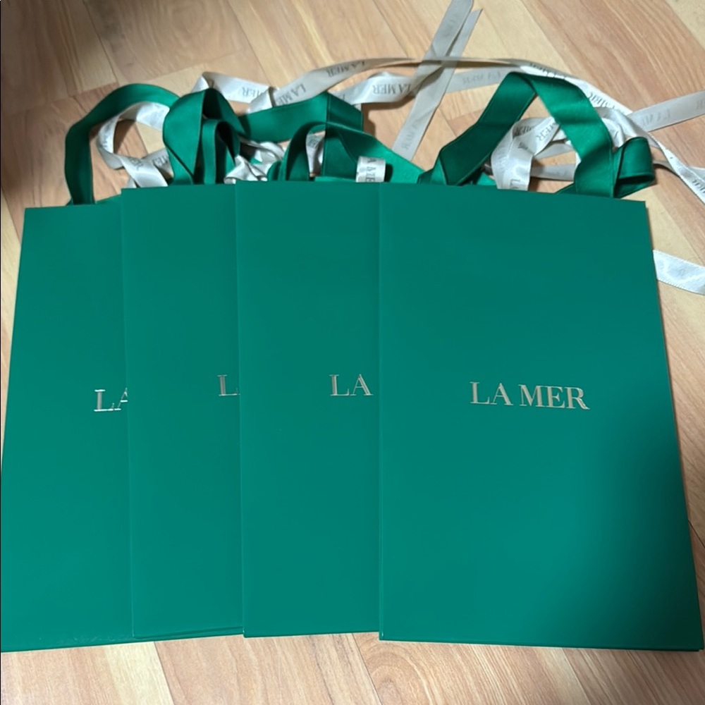 La Mer Green Gift Bag X10 pcs